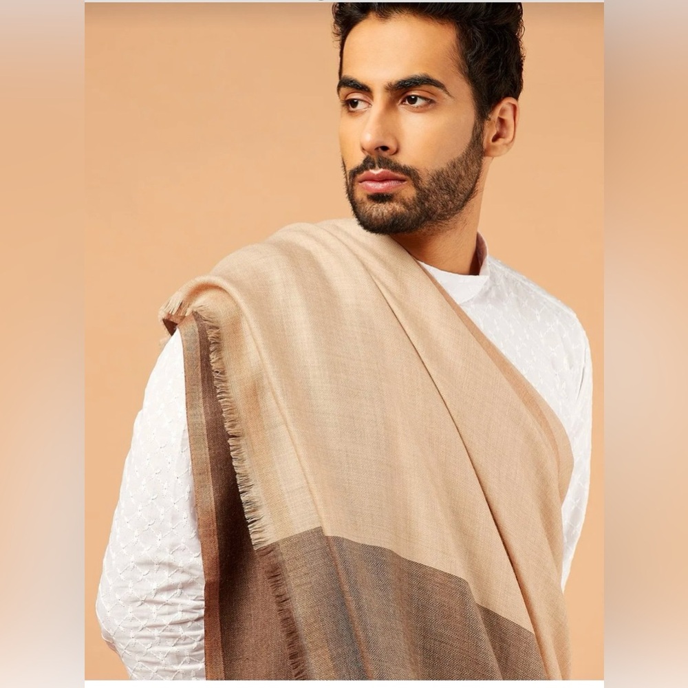 Ahujasons Men's India Shawl / Gents Kaani Pattern
